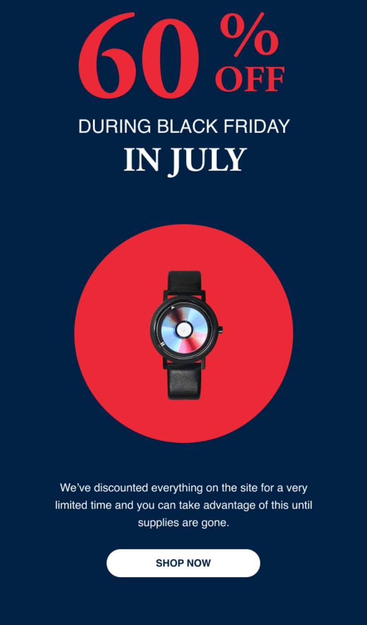 An example of a well-positioned CTA.